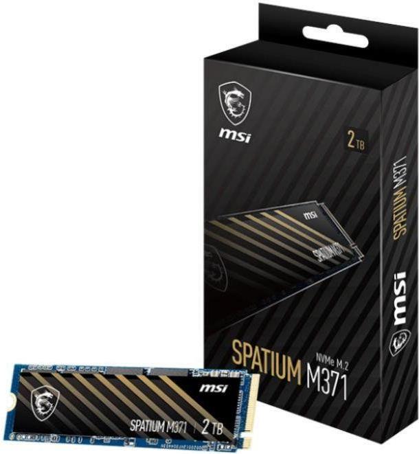 Купить MSI Spatium M371 NVMe M.2 2TB 2000 GB PCI Express 4.0 3D NAND (S78-440Q450-P83) в магазине wardena.ru