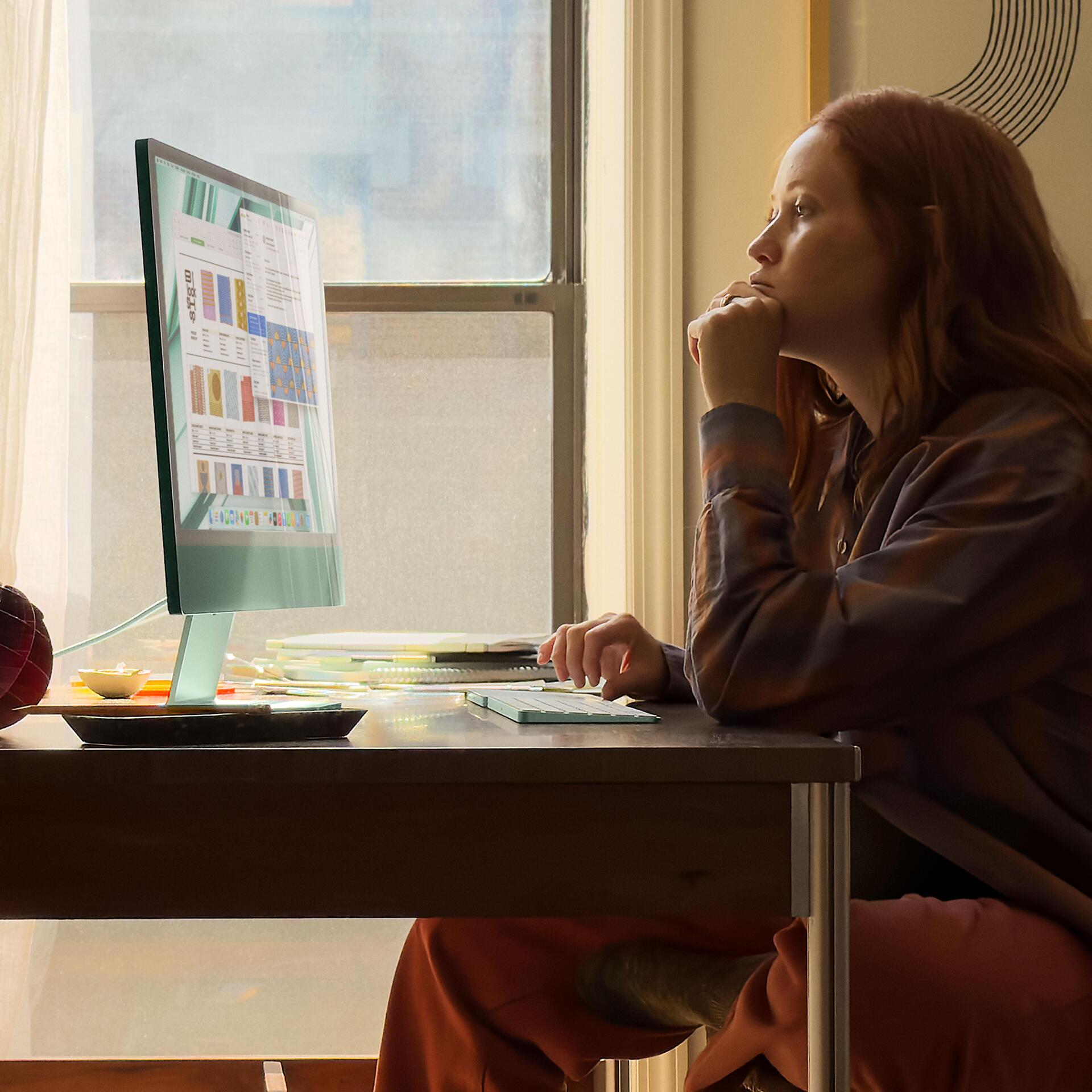 Купить Apple iMac Apple M M3 59,7 cm (23.5") 4480 x 2520 Pixel All-in-One-PC 16 GB 1 TB SSD macOS Sonoma Wi-Fi 6E (802.11ax) Blau (Z197-US51) в магазине wardena.ru