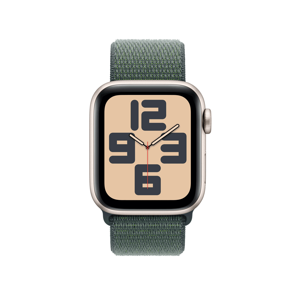 Купить Apple Watch SE GPS + Cellular 40mm Starlight Aluminium Case mit Lake Green Sport Band (MXGH3QF/A) в магазине wardena.ru