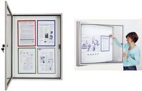 Купить magnetoplan Schaukasten CC, 4 x DIN A4, Außen--Innenbereich mit schlagfestem Acryl-Sicherheitsglas, Rückwand aus (1216000) в магазине wardena.ru