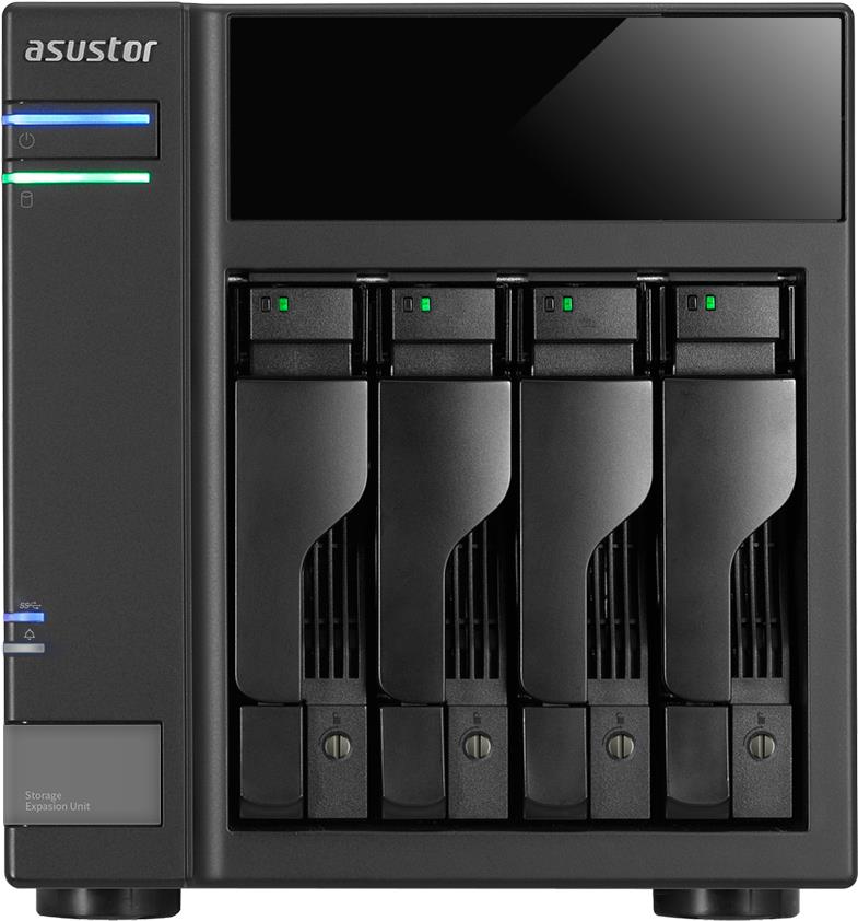 Купить ASUSTOR AS6004U - Festplatten-Array - 4 Schächte (SATA-600) - USB 3,1 (extern) (90IX0141-BW3S10) в магазине wardena.ru