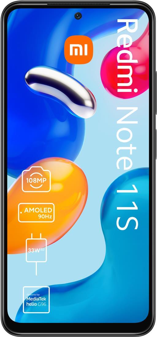 Купить Xiaomi Redmi Note 11S - 4G Smartphone - Dual-SIM - RAM 6 GB / Interner Speicher 64 GB - microSD slot - OLED-Display - 6.43" - 2400 x 1080 Pixel (90 Hz) - 4x x Rückkamera 108 MP, 8 MP, 2 MP, 2 MP - front camera 16 MP - Gr (MZB0AQKEU) в магазине wardena.ru