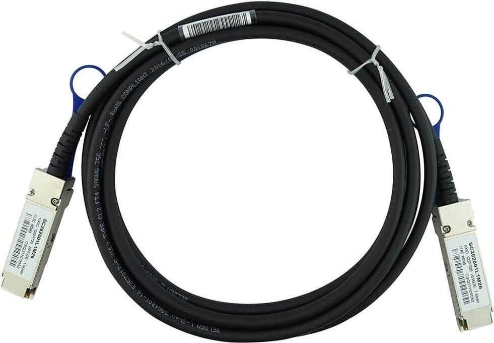 Купить Kompatibles Lenovo ASRM BlueLAN SC282801L3M26 QSFP28 Direct Attach Kabel, 100GBASE-CR4, Infiniband EDR, 26AWG, 3 Meter (ASRM-BL) в магазине wardena.ru