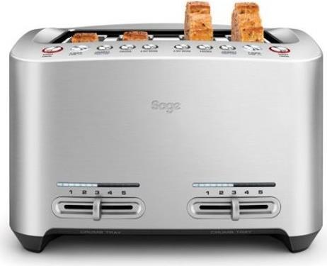 Купить Sage the Smart Toast 4 4Scheibe(n) Silber Toaster (STA845BAL2EEU1) в магазине wardena.ru
