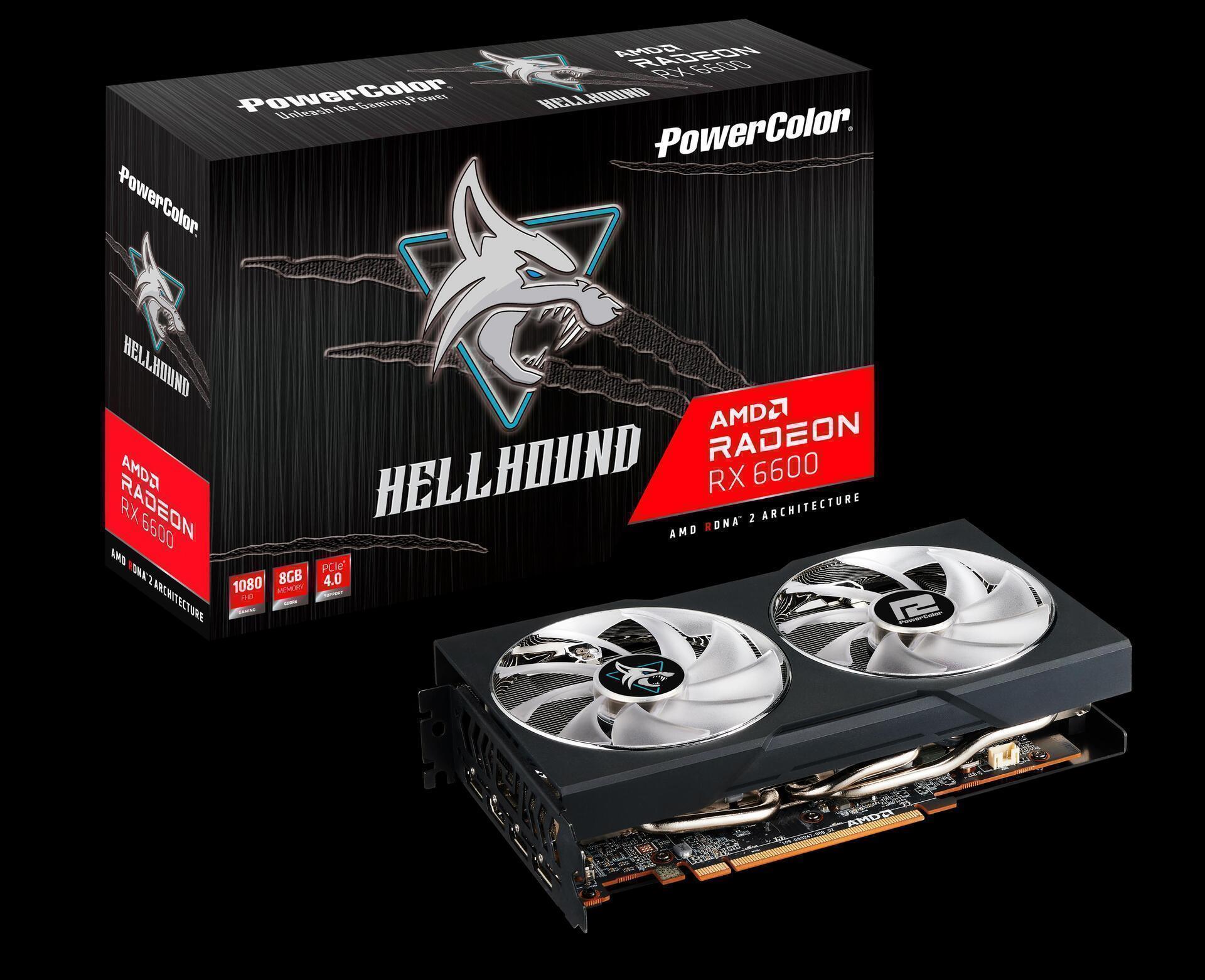 Купить PowerColor AXRX 6600 8GBD6-3DHL Grafikkarte AMD Radeon RX 6600 8 GB GDDR6 (AXRX 6600 8GBD6-3DHL) в магазине wardena.ru