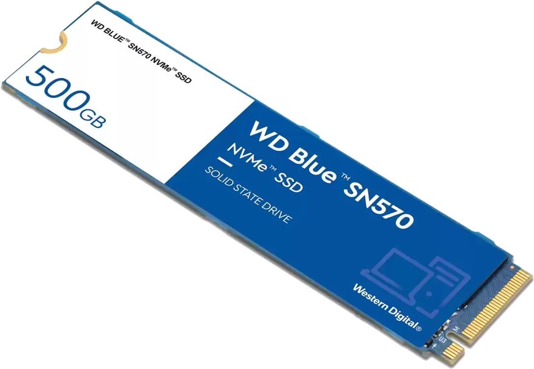 Купить WD Blue SN570 NVMe SSD WDS500G3B0C - SSD - 500 GB - intern - M.2 2280 - PCI Express 3.0 x4 (NVMe) в магазине wardena.ru