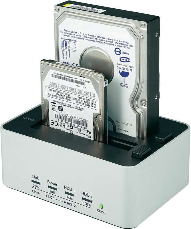 Купить RENKFORCE USB 3.0 SATA 2 Port Festplatten-Dockingstation mit Clone-Funktion - Festplatten-Dockingstation - USB 3.0 - SATA (1013330) в магазине wardena.ru