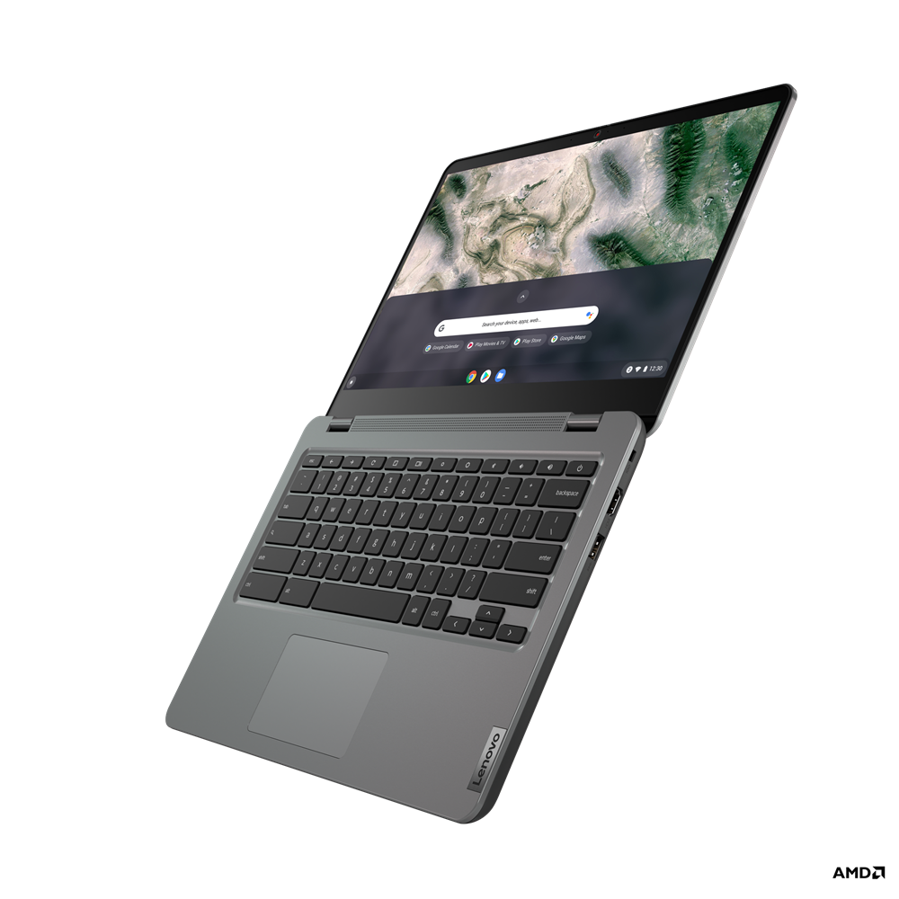 Купить Lenovo IdeaPad 3 CB 14APO6 82MY - 3000 Series 3015Ce / 1,2 GHz - Chrome OS - Radeon Graphics - 8GB RAM - 128GB eMMC - 35,6 cm (14") IPS 1920 x 1080 (Full HD) - Wi-Fi 5 - Storm Gray (Oberseite), Dark Gray (Unterseite) - k (82MY0009GE) в магазине wardena.ru