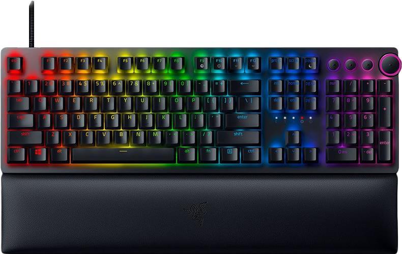 Купить Razer Huntsman V2 - Tastatur - Hintergrundbeleuchtung - USB - QWERTZ - Deutsch - Tastenschalter: Razer Linear Optical Red (RZ03-03932100-R3G1) в магазине wardena.ru