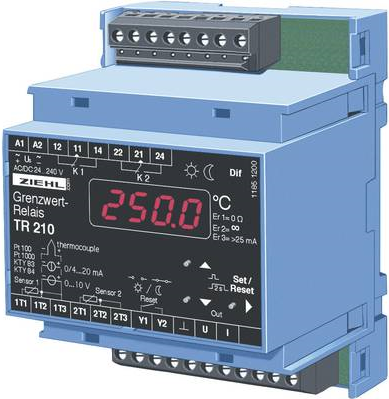 Купить ZIEHL Elektronischer Temperaturwächter und -regler TR 210 T224071 24 - 240 V DC/AC Ausgänge 2 Relais (T224071) в магазине wardena.ru