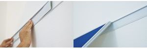 Купить FRANKEN Wandschienen-Set PRO, 3.000 x 60 mm, silber Stärke: 15 mm, beschriftbar, aus Metall (WS8300) в магазине wardena.ru