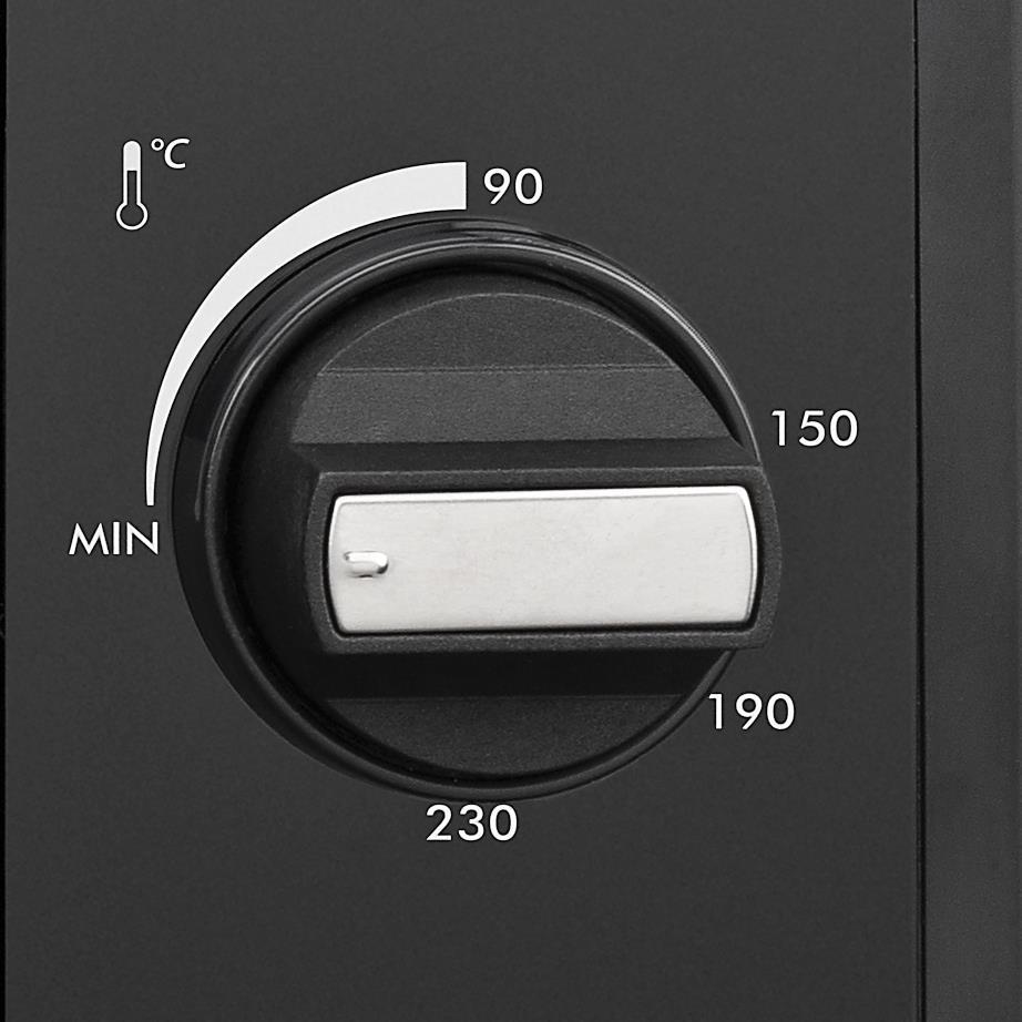 Купить Tristar OV-3635 Heißluft-Backofen - 48 l - Schwarz - Edelstahl - Freistehend - Drehregler - 0 - 230 °C - Metall (OV-3635) в магазине wardena.ru