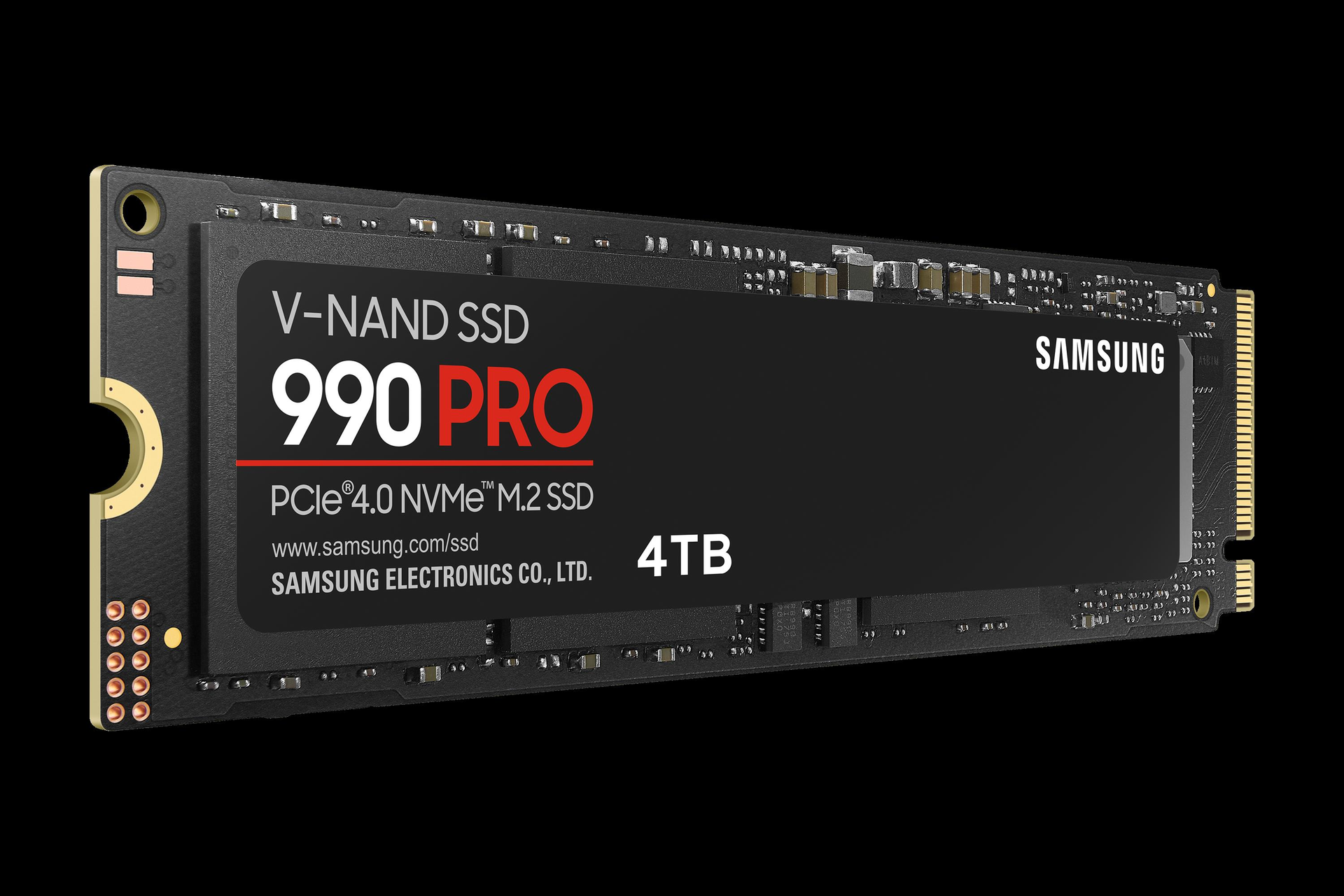 Купить Samsung 990 PRO MZ-V9P4T0BW - SSD - verschlüsselt - 4 TB - intern - M.2 2280 - PCIe 4.0 x4 (NVMe) - 256-Bit-AES - TCG Opal Encryption (MZ-V9P4T0BW) в магазине wardena.ru