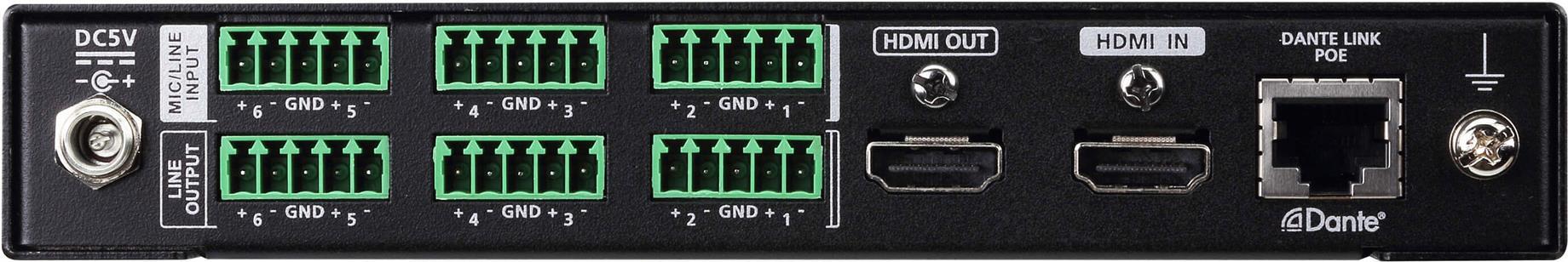 Купить ATEN VE66DTH 6 x 6 Dante Audio Interface mit HDMI (VE66DTH) в магазине wardena.ru