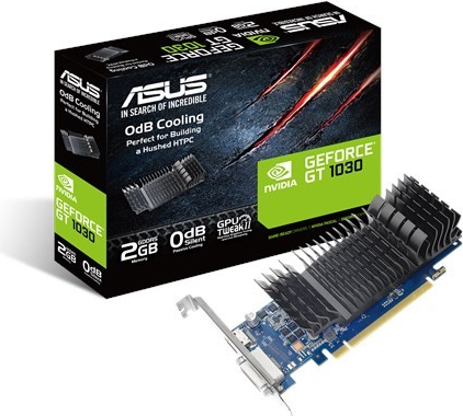 Купить ASUS GeForce GT 1030 2GB PCIe 3.0 Grafikkarte GDDR5 DVI/HDMI passiv (GT1030-SL-2G-BRK) в магазине wardena.ru
