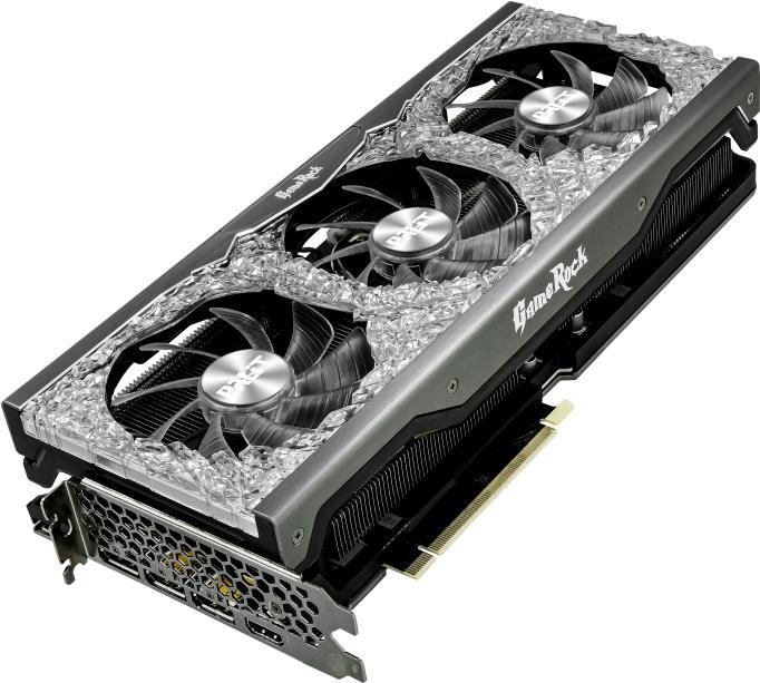 Купить Palit GeForce RTX 3090 GameRock - Grafikkarten - GF RTX 3090 - 24 GB GDDR6X - PCIe 4.0 - HDMI, 3 x DisplayPort (NED3090T19SB-1021G) в магазине wardena.ru