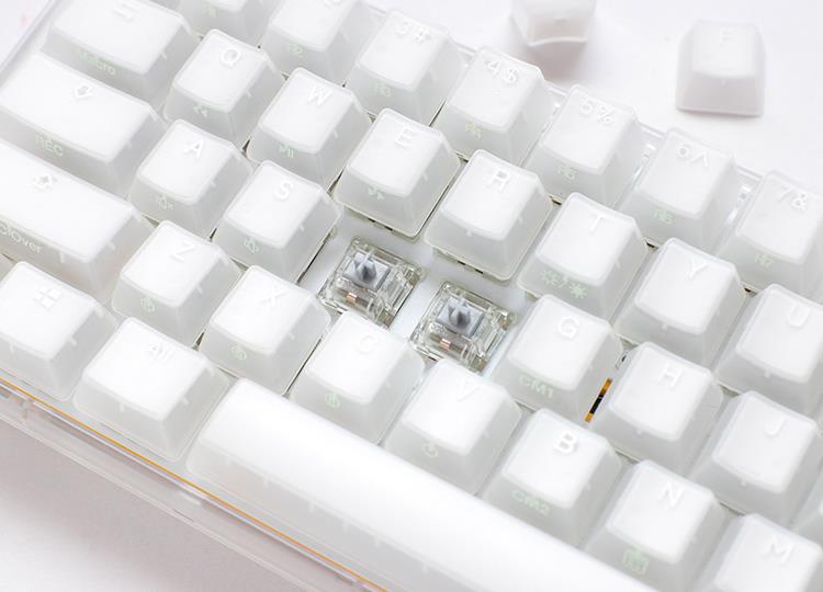 Купить Ducky One 3 Aura White Mini Gaming Tastatur, RGB LED - MX-Blue (US) (DKON2161ST-CUSPDAWWWWC1) в магазине wardena.ru