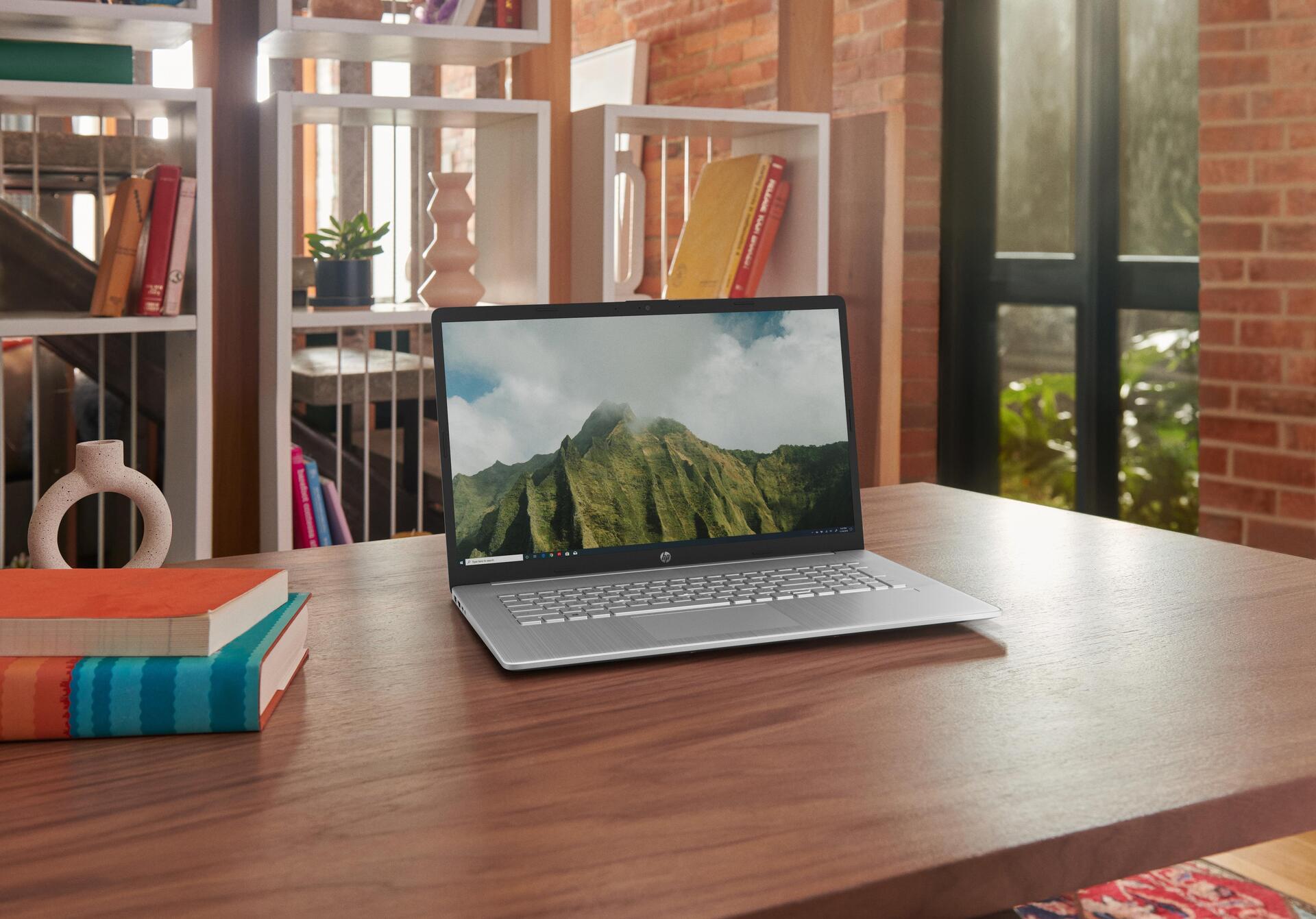 Купить HP 17-cp0155ng - Ryzen 5 5500U / 2.1 GHz - Win 10 Home 64-bit Plus - Radeon Graphics - 16 GB RAM - 512 GB SSD NVMe - 43.9 cm (17.3") IPS 1920 x 1080 (Full HD) - Wi-Fi 5 - Natural Silver (4H3N2EA) в магазине wardena.ru