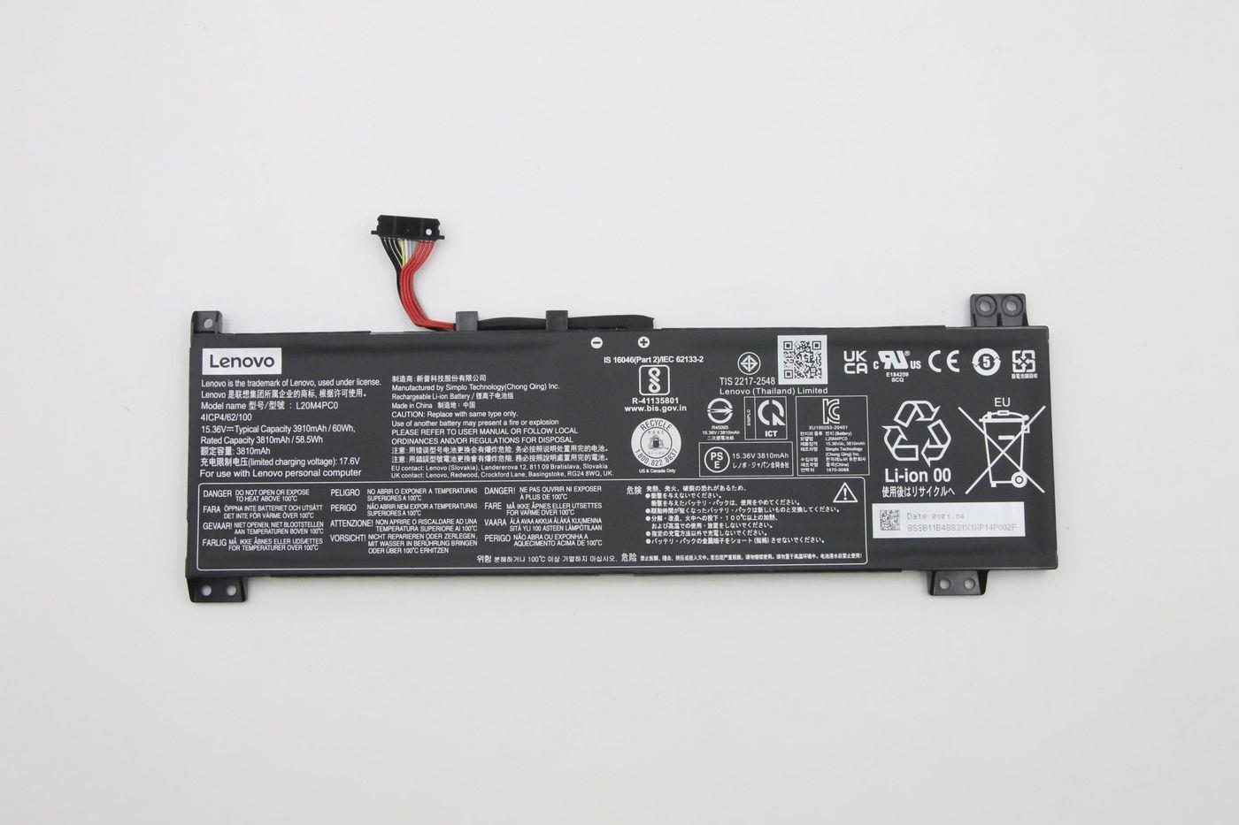 Купить Lenovo Y560 SP/A L20M4PC0 15.36V60Wh4cellbty (5B11B48816) в магазине wardena.ru