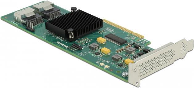Купить Delock - Speicher-Controller - 8 Sender/Kanal - SATA 6Gb/s / SAS - Low-Profile - PCIe 2.0 x8 (90061) в магазине wardena.ru