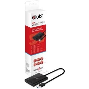 Купить Club 3D SenseVision - Externer Videoadapter - USB 3,1 Gen 1 - 2 x HDMI (CSV-1474) в магазине wardena.ru
