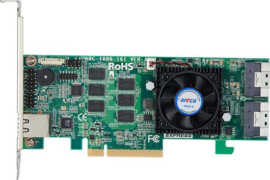 Купить Areca ARC-1886-16I RAID-Controller PCI Express x8 4.0 12 Gbit/s (ARC-1886-16I) в магазине wardena.ru