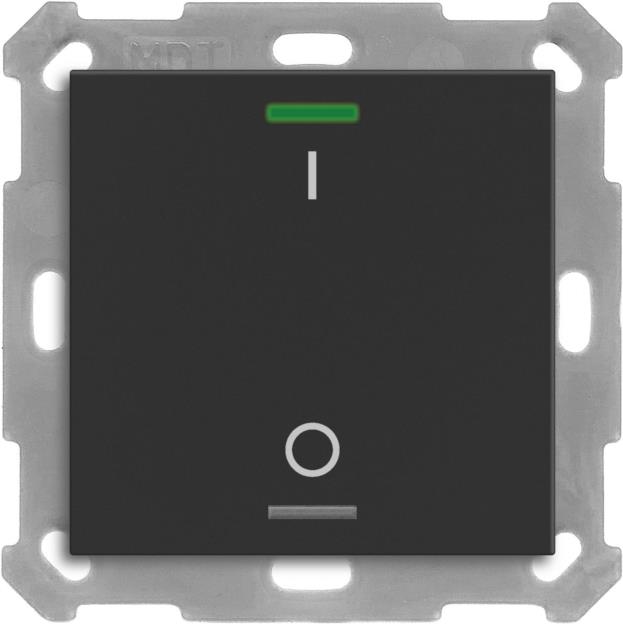 Купить MDT BE-TAL55T106.B1 KNX Taster Light 55 1f RGBW Temperatursensor sw matt Schalt. 1 (BE-TAL55T106.B1) в магазине wardena.ru