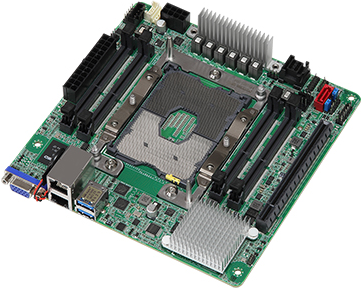 Купить Asrock EPC621D4I-2M Motherboard Intel® C621 LGA 3647 (Socket P) mini ATX (EPC621D4I-2M) в магазине wardena.ru