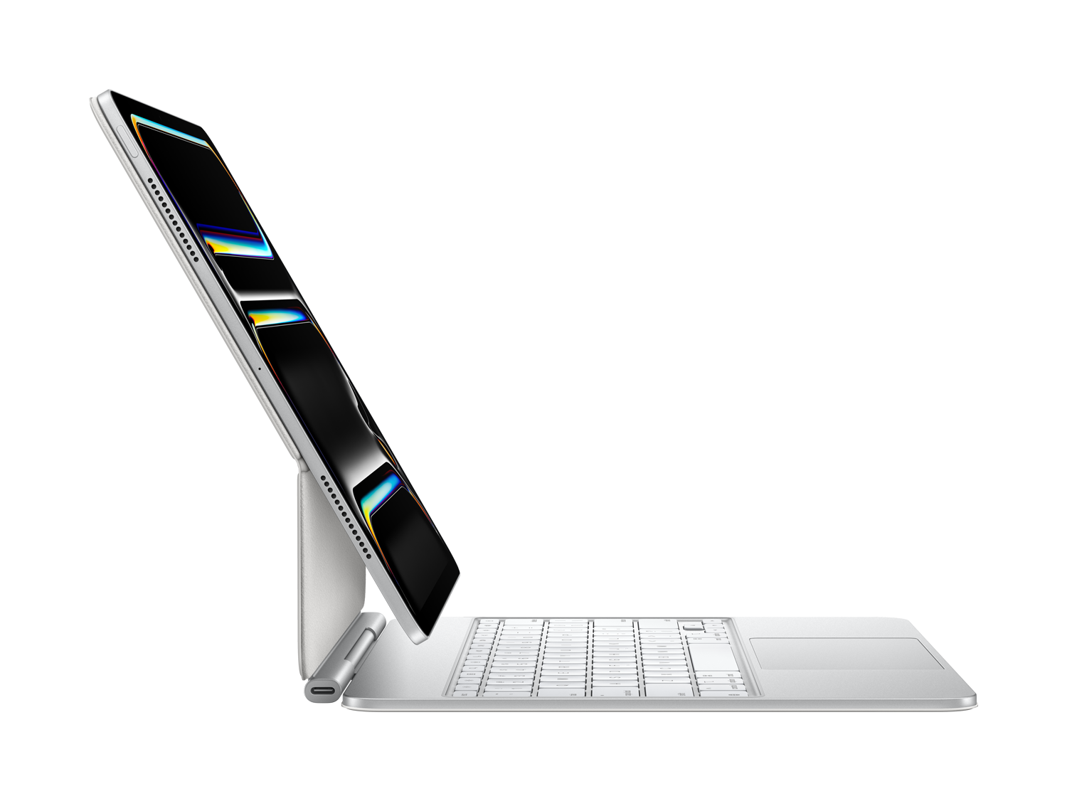 Купить Apple Magic Keyboard for iPad Pro 13-inch (M4) - British English - White (MWR43B/A) в магазине wardena.ru