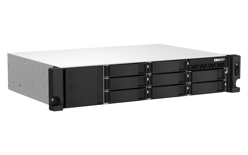 Купить QNAP TS-864eU NAS Rack (2U) Eingebauter Ethernet-Anschluss Schwarz (TS-864eU-4G) в магазине wardena.ru