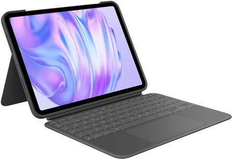 Купить Logitech Combo Touch - Tastatur und Foliohülle - mit Trackpad - hinterleuchtet - Apple Smart connector - QWERTY - Spanisch - Graphite - für Apple 11-inch iPad Pro (M4); 13-inch iPad Pro (M4) (920-012772) в магазине wardena.ru