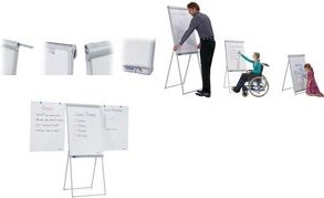 Купить FRANKEN Flipchart Standard Deluxe, 670 x 950 mm, hellgrau Tafel magnethaftend, Vierbeinstativ, glasfaserverstärkter (FC84) в магазине wardena.ru