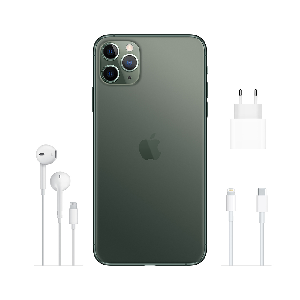 Купить Apple iPhone 11 Pro Max - 4G Smartphone - Dual-SIM / Interner Speicher 256 GB - OLED-Display - 6.5" - 2688 x 1242 Pixel - Triple-Kamera 12 MP, 12 MP, 12 MP - front camera 12 MP - Nachtgrün (MWHM2ZD/A) в магазине wardena.ru