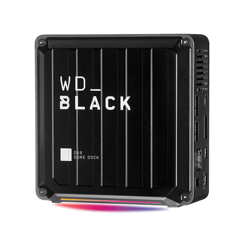 Купить WD_BLACK D50 Game Dock WDBA3U0020BBK - Dockingstation - Thunderbolt 3 - DP, Thunderbolt - HDD: 2 TB - GigE - EMEA (WDBA3U0020BBK-EESN) в магазине wardena.ru