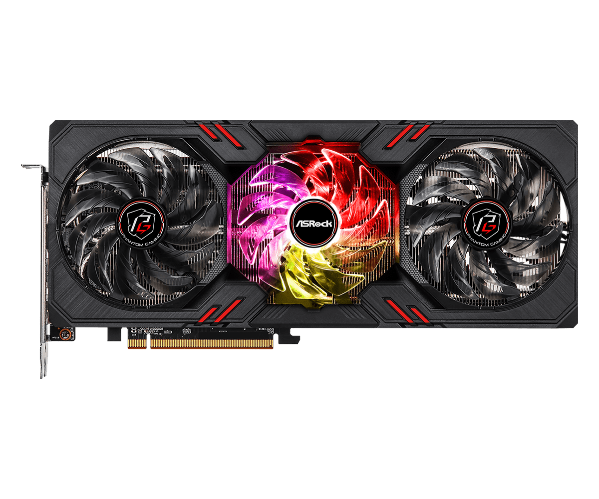 Купить ASRock Radeon RX 6650 XT Phantom Gaming D 8GB OC - Grafikkarten - Radeon RX 6650 XT - 8GB GDDR6 - PCIe 4,0 - HDMI, 3 x DisplayPort (90-GA3MZZ-00UANF) в магазине wardena.ru