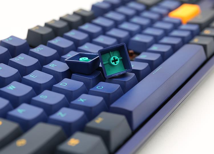 Купить Ducky One 2 Horizon TKL Tastatur USB Deutsch Schwarz - Blau (DKON1887-CDEPDZBBH) в магазине wardena.ru