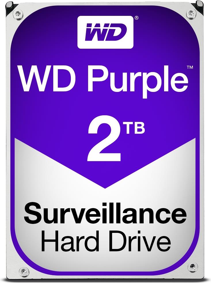 Купить WD Purple Surveillance Hard Drive WD20PURZ - Festplatte - 2 TB - intern - 8.9 cm (3.5") - SATA 6Gb/s - 5400 U/min - Puffer: 64 MB в магазине wardena.ru