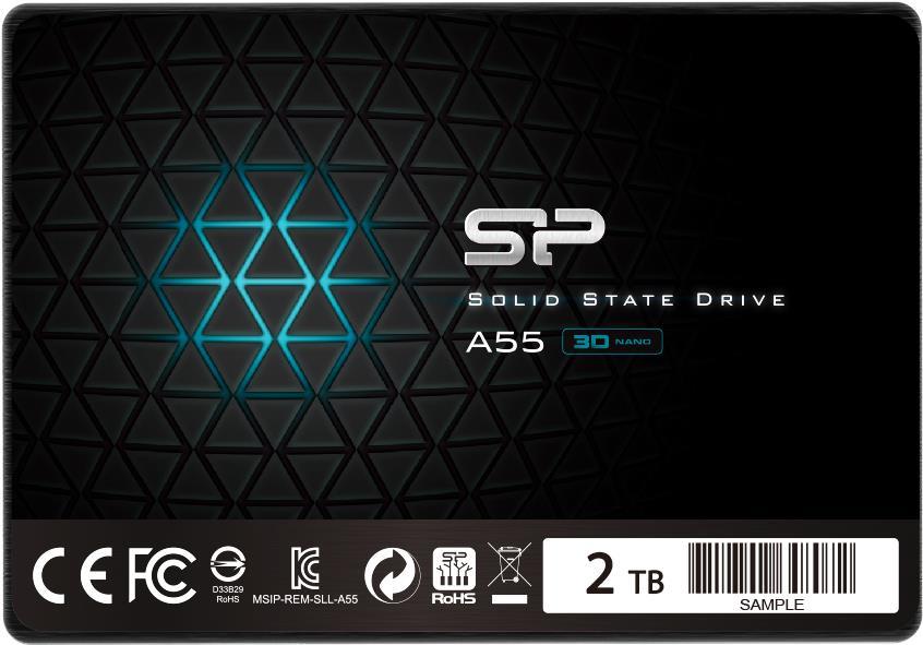 Купить Silicon Power Ace A55 2.5" 2000 GB Serial ATA III 3D NAND (SP002TBBSS3A55S25) в магазине wardena.ru