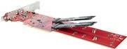 Купить STARTECH.COM Dual M 2 PCIe AdapterKarte PCIe x8/ x16 auf Dual AHCI oder NVMe M.2 SSDs PCI Express 4.0 Bifurkation Erforderlich (DUAL-M2-PCIE-CARD-B) в магазине wardena.ru