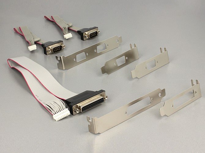 Купить DeLock MiniPCIe I/O PCIe full size 2 x Serial RS-232 + 1 x Parallel - Adapter Parallel/Seriell - PCI Express 2,0 Mini Card - RS-232 x 2 + parallel x 1 (95246) в магазине wardena.ru