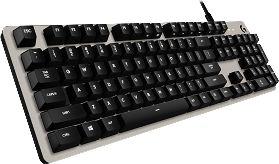 Купить Logitech G413 - Tastatur - hintergrundbeleuchtet - USB - AZERTY - Französisch - Tastenschalter: Romer-G - Silber (920-008472) в магазине wardena.ru