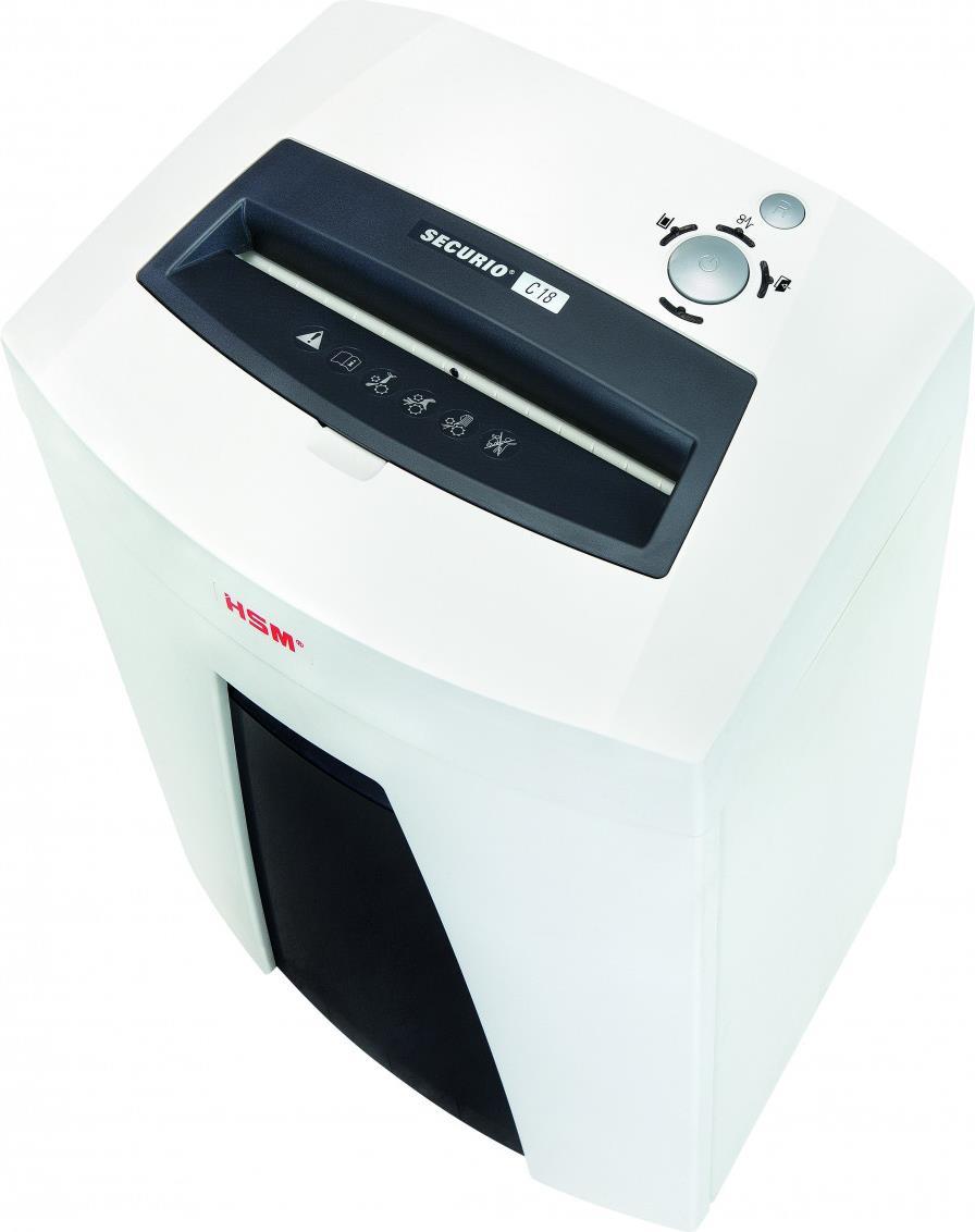 Купить HSM SECURIO C18 - Vorzerkleinerer - Partikelschnitt - 1,9 x 15 mm - P-5, F-2, T-5, E-4 (1912121) в магазине wardena.ru