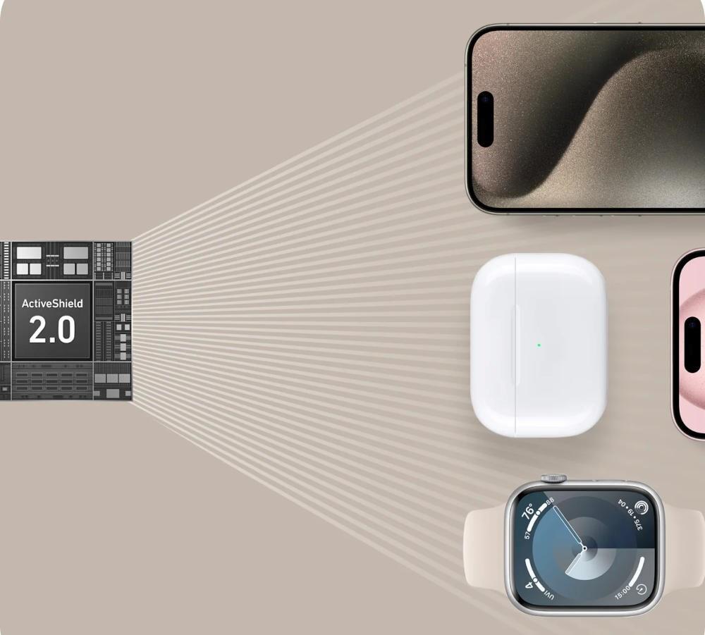 Купить MagGo 15W 3-in-1 horizontale Magnetstation Weiß (B25M1321) в магазине wardena.ru