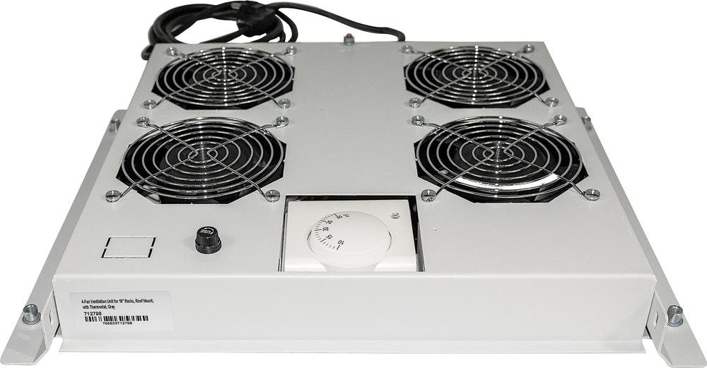 Купить Intellinet - Rack-Lüfterfach (220/240 V) mit Thermostat (4 Lüfter) - Grau, RAL 9005 - 48,3 cm (19") (712798) в магазине wardena.ru