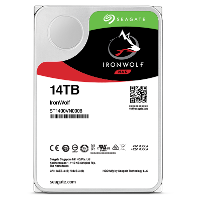 Купить IronWolf 14TB NAS - Festplatte - Serial ATA (ST14000VN0008) в магазине wardena.ru