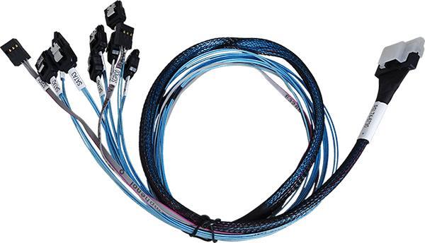 Купить Areca 26II-1C5407-1M00-SB SATA-Kabel 1 m Schwarz - Blau (26II-1C5407-1M00-SB) в магазине wardena.ru