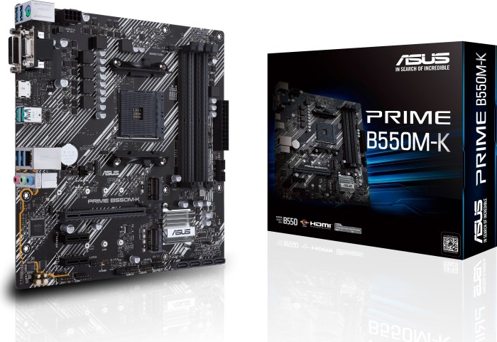 Купить ASUS PRIME B550M-K - Motherboard - micro ATX - Socket AM4 - AMD B550 Chipsatz - USB 3.2 Gen 1, USB 3.2 Gen 2 - Gigabit LAN - Onboard-Grafik (CPU erforderlich) - HD Audio (8-Kanal) (90MB14V0-M0EAY0) в магазине wardena.ru