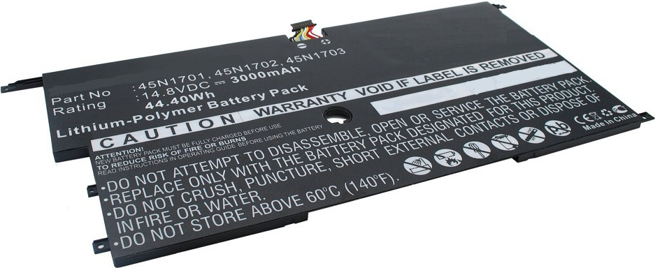 Купить CoreParts - Laptop-Batterie - Lithium-Polymer - 3000 mAh - 44.4 Wh - Schwarz - für Lenovo ThinkPad X1 Carbon (2nd Gen) 20A7, 20A8 (MBXLE-BA0169) в магазине wardena.ru
