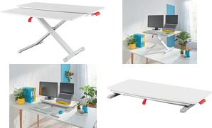 Купить LEITZ Sitz-Steh Workstation Ergo Cosy, ausziehbar, hellgrau ausziehbare Tastatur- & Mausablage, pneumatisch unterstützte - 1 Stück (6532-00-85) в магазине wardena.ru