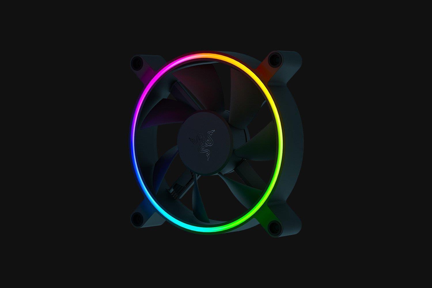Купить Razer Kunai Chroma - Gehäuselüfter - 120 mm - Schwarz (Packung mit 3) (RC21-01810100-R3M1) в магазине wardena.ru